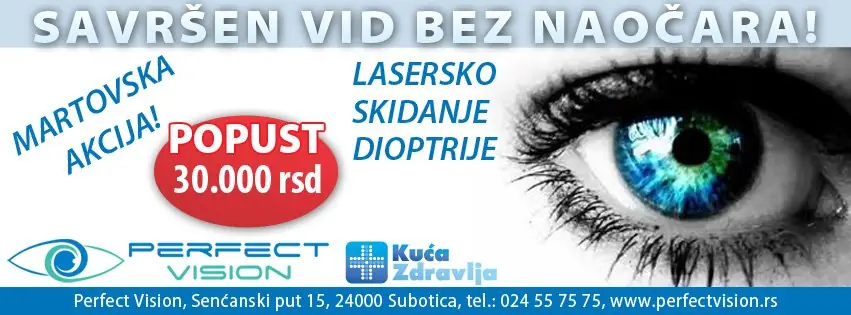 Lasersko skidanje dioptrije - Tehnologija po najsavremenijim oftalmološkim standardima