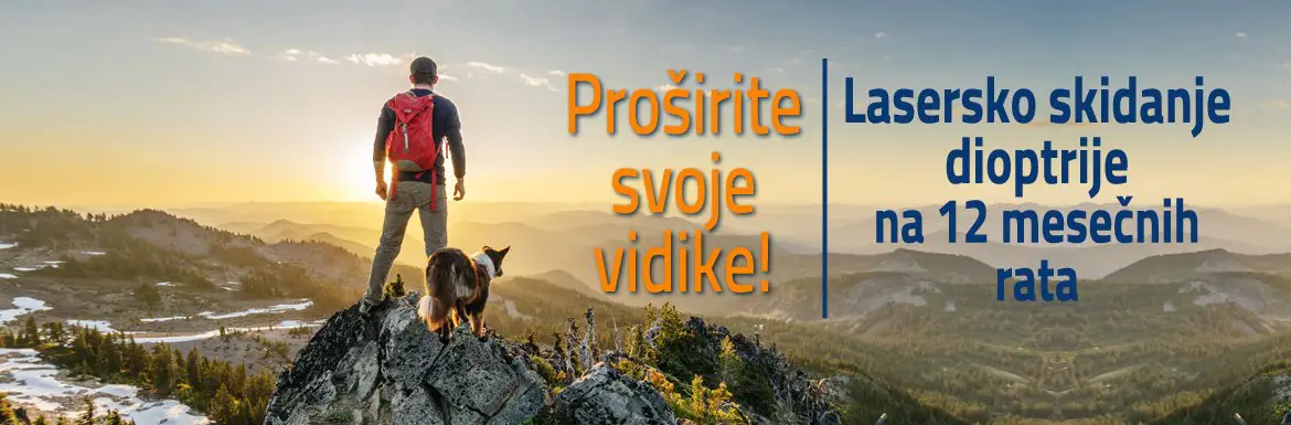 Lasersko skidanje dioptrije - 10 minuta do savršenog vida uz popust od 30.000 dinara!