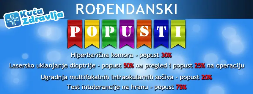 Születésnapi kedvezmények - Poliklinika egészsége