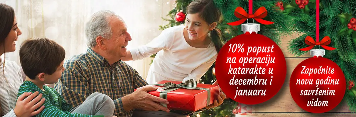 Ünnepi kedvezmény a szürkehályog műtétre