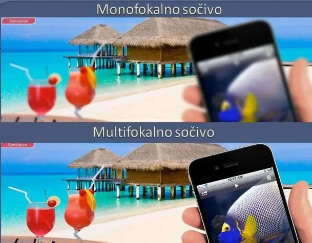 Monofokalna vs multifokalna sočiva