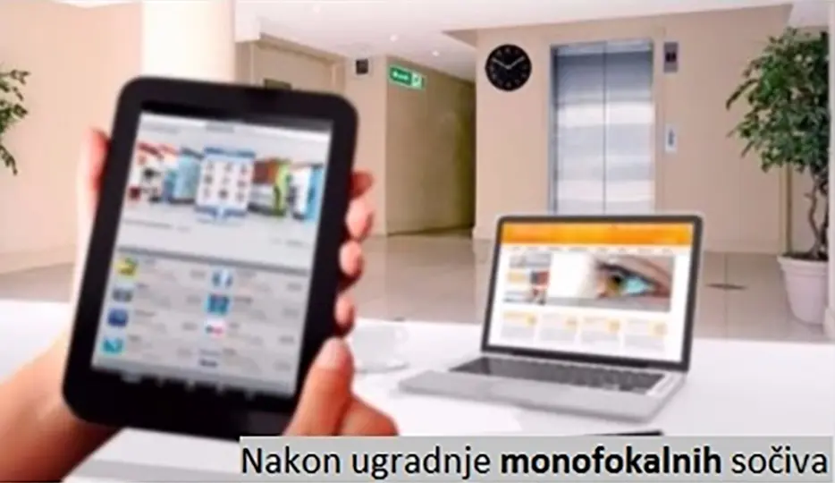 Vid sa monofokalnim sočivima