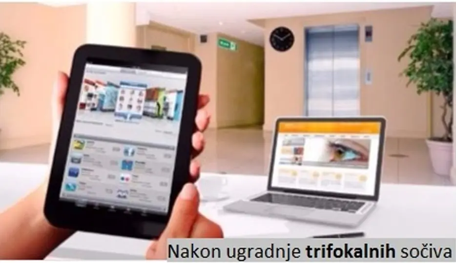 Vid sa trifokalnim sočivima