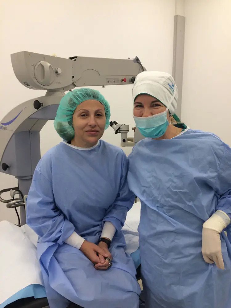 Zadovoljan pacijent posle operacije